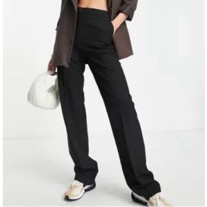 ASOS DESIGN Tall Mix & Match slim straight suit pants in black